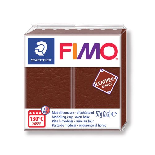 FIMO EFFECT CUIR NOISETTE