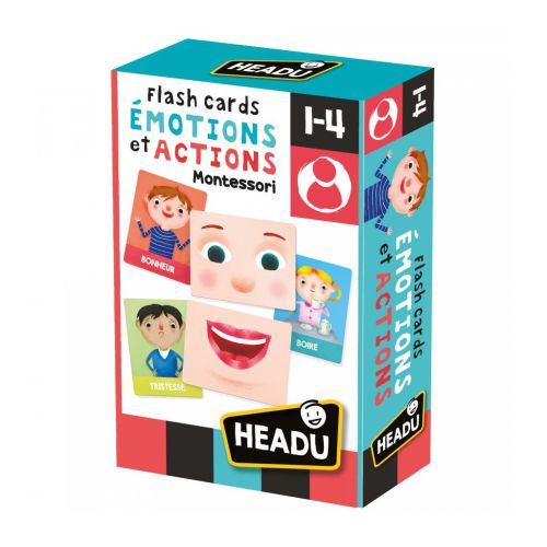 Montessori - Flashcards émotions et action