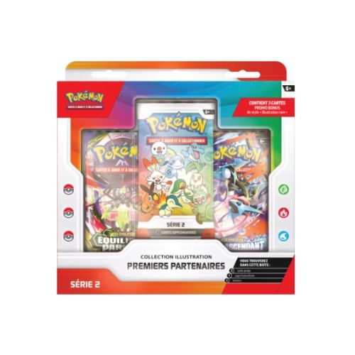 Pokemon FRANCAIS Série 2 first partner illustration collection