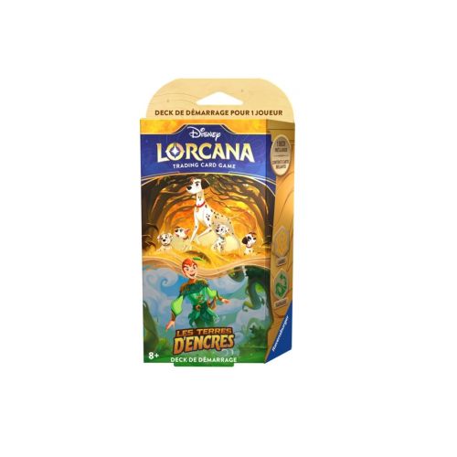 Lorcana Les Terres D'encre Ambre / Emeraude (Peter Pan & 101 Dalmatiens) deck de démarrage Français
