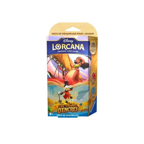 Lorcana Les Terres D'encre deck de démarrage Rubis / Sapphire (Moana & Picsou)