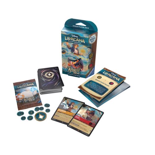 Lorcana Deck Amber/Ruby Azurite Sea (Tigrou / Jim Hawkins)