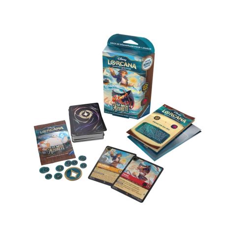 Lorcana Deck Ambre/Rubis La Mer Azurite (Tigrou / Jim Hawkins)