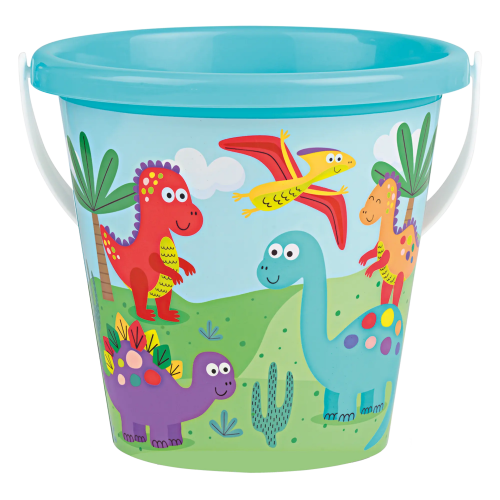 Seau de plage dino 17cm