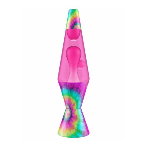 Lava lamp14.5'' Spirale rose multicolore délavée