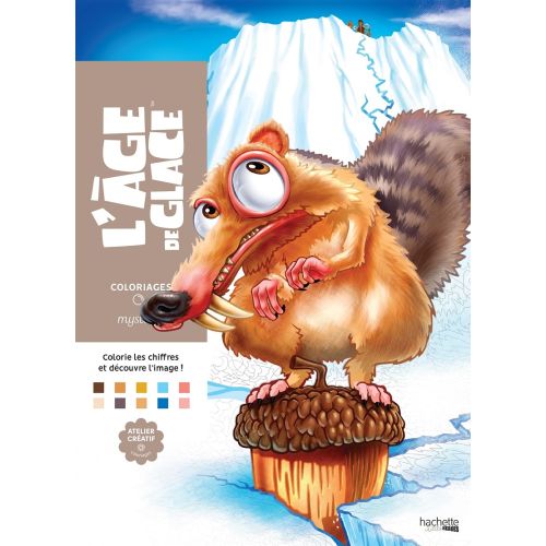 L'Âge de glace : Coloriages mystères Disney