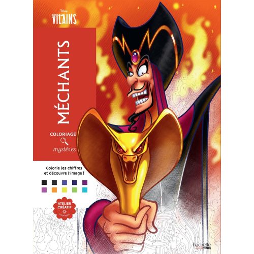 Méchants Disney : Coloriages mystères Disney