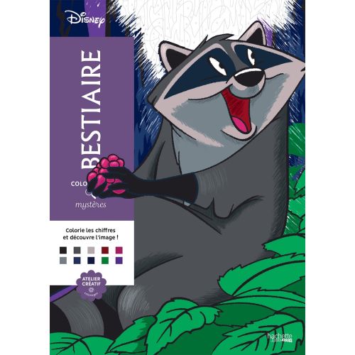 Bestiaire Disney : Coloriages mystères Disney