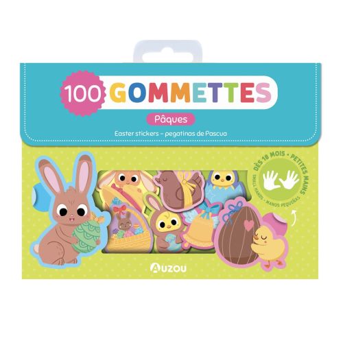 Pâques : 100 Gommettes