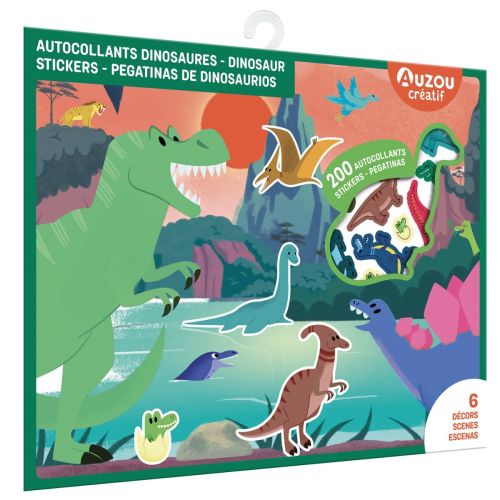 Autocollants dinosaures Auzou