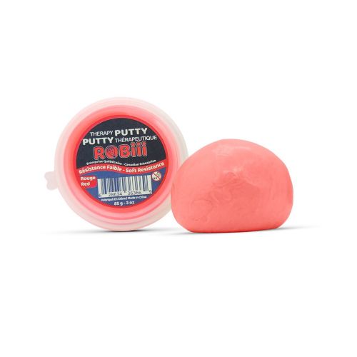 Putty thérapeutique rouge malléable