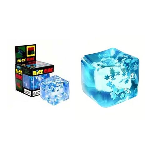 Joli cube flocon de neige