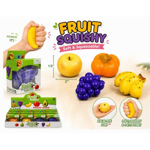 Fruit squishy (asst.)