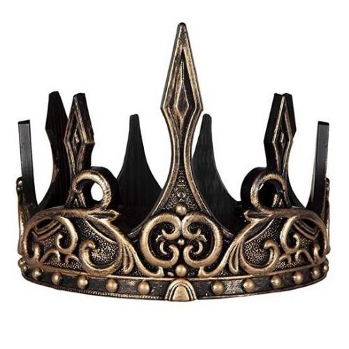 Couronne médiévale or/noire