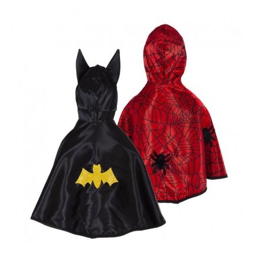 Cape réversible Batman/Spiderman 12-24 mois