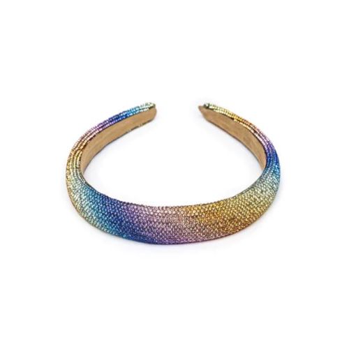 Serre-tête multicolore strass