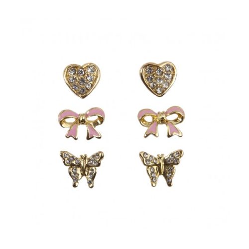 Boutique collection boucles d'oreilles cœur 3pcs