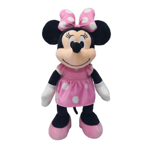 Peluche Disney Minnie 18" (robe rose) classique