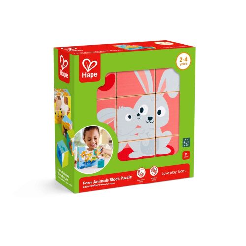 Casse-tête cube Animaux de la ferme Hape