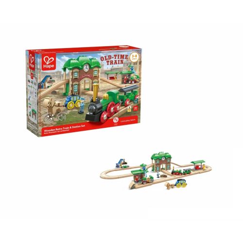 Gare et train rétro Hape