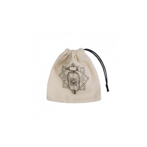 PETIT SAC À DÉS NAIN NOIR AVEC APPLIQUÉ NOIR