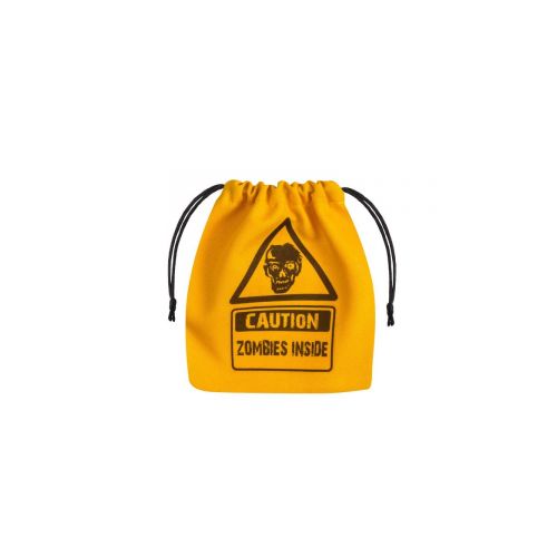 SAC À DÉS JAUNE ET NOIR ZOMBIE
