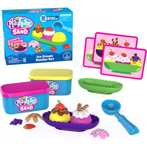 Playfoam Sand Ice Cream Sundae Set