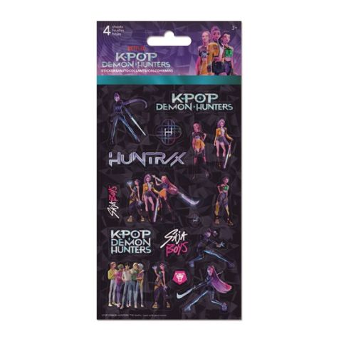 Kpop Démon Hunters autocollants feuillet