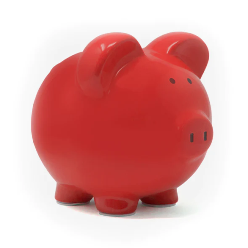 Banque cochon rouge