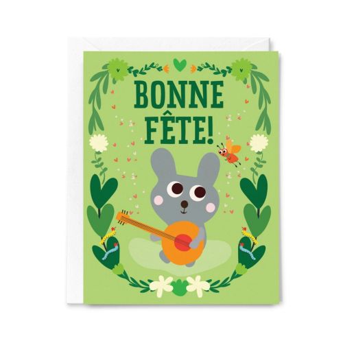 Carte Bonne fête! Ourson