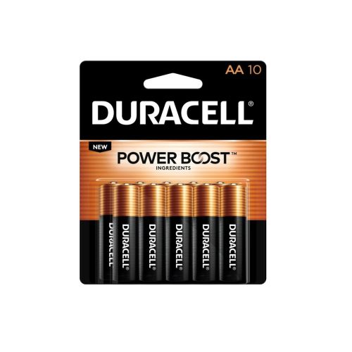 Pile Duracell AA paquet de 10 (LR6)