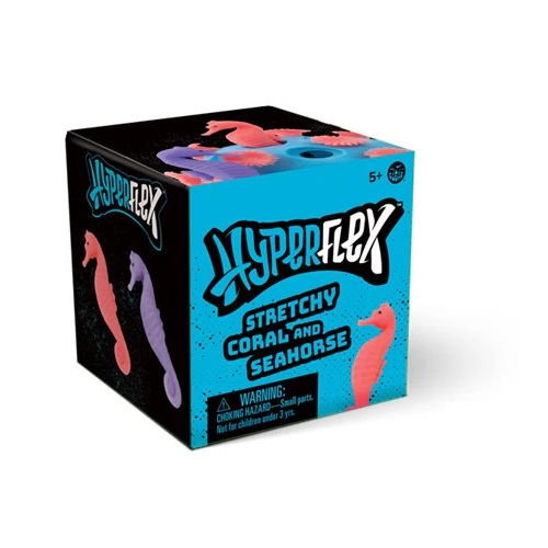 Fidget hippocampes et corail étirable