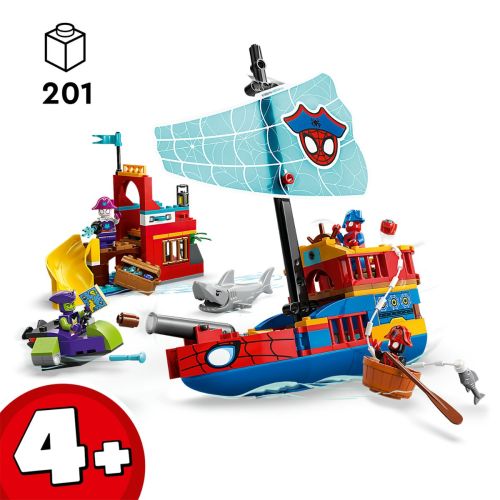 Le bateau pirate de l’équipe Spidey