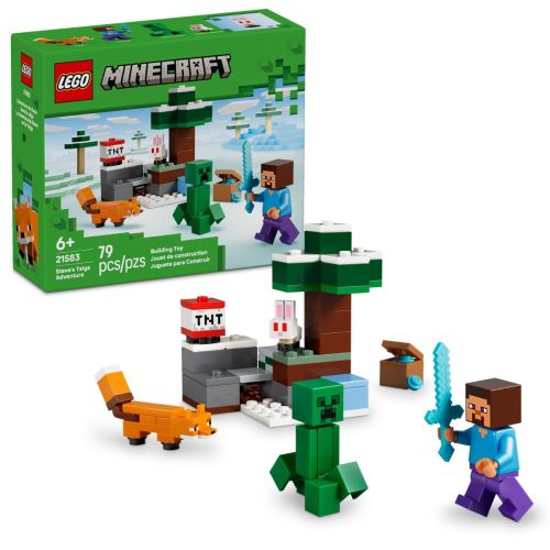 L’aventure de Steve dans la taïga Minecraft