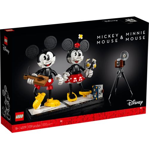 Personnages à construire Mickey Mouse et Minnie Mouse