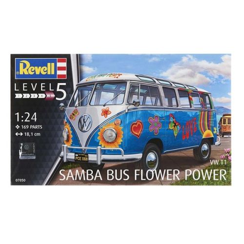 MC VW Samba bus "flower power"