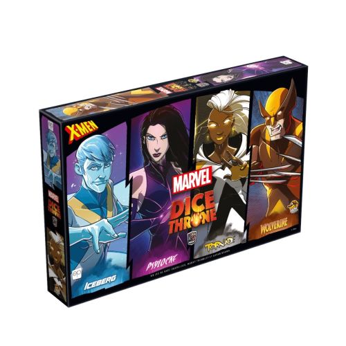 Marvel Dice Throne - X-Men : Ice Man vs. Psylocke vs. Storm vs. Wolverine - FR