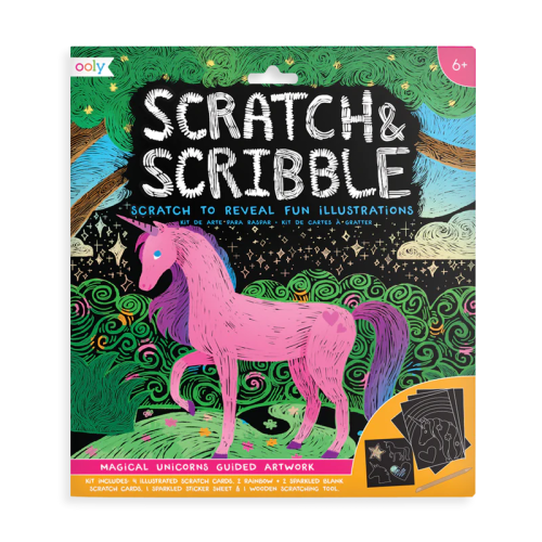 SCRATCH ET SCRIBBLE LICORNES