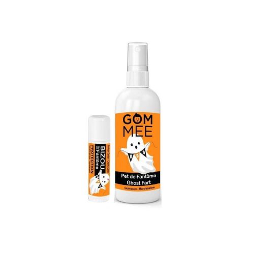 Duo baume à lèvre fantôme à la guimauve & bizou caramel
