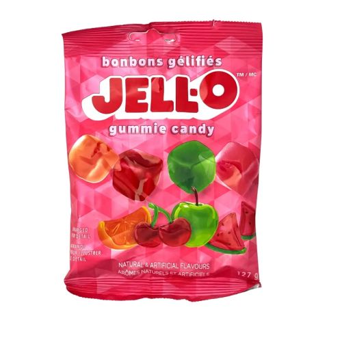 Jell-O Gummy cubes 127g