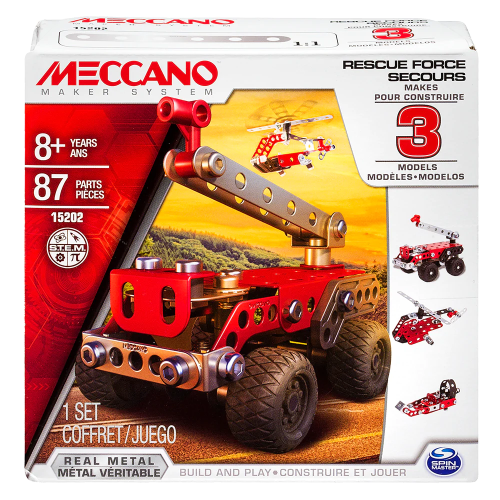 Meccano Ens. 3 en 1 #15202 Véhicules de secours 