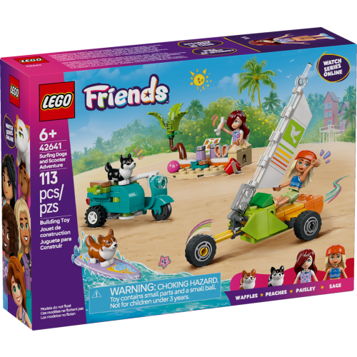 Chiens surfeurs et aventures en scooter