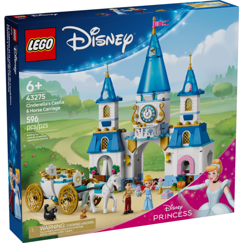 Le château de Cendrillon et la calèche