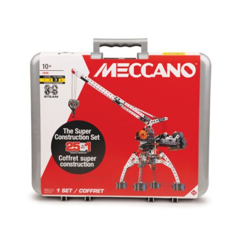 Meccano - Super Construction 25 en 1 dans un coffret
