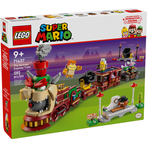 boite LEGO Le train Bowser Express (Série Super Mario)