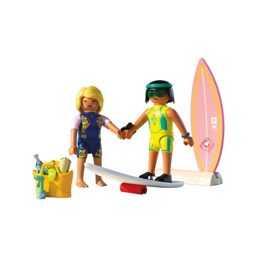 Cours de surf & 2 personnages