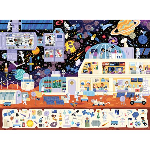 Casse-tête 150 Dans l'espace (Cherche- trouve)