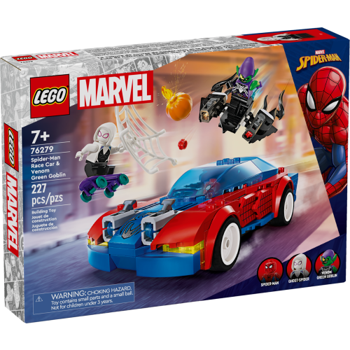 La voiture de course de Spider-Man