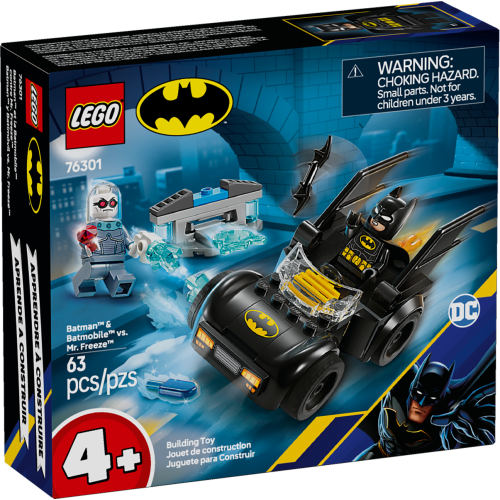 Batman et la Batmobile contre Mr. Freeze