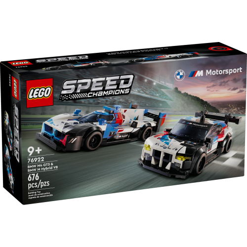Voitures de course BMW M4 GT3 et BMW M Hybrid V8